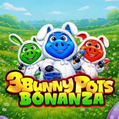 3 Bunny Pots Bonanza game tile