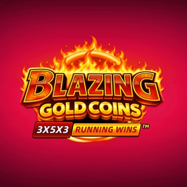 Blazing Gold Coins RUNNING WINS game tile